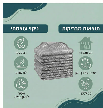 20 מטליות מתכת למטבח